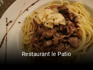 Restaurant le Patio réservation en ligne