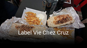 Label Vie Chez Cruz réservation de table