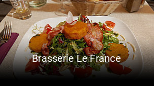 Brasserie Le France réservation de table