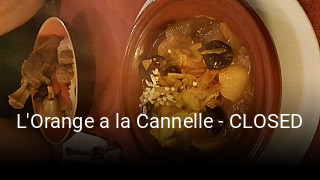 L'Orange a la Cannelle - CLOSED réservation
