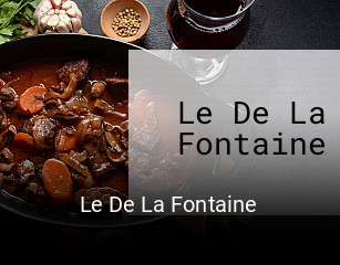 Le De La Fontaine réservation en ligne