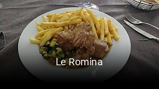 Le Romina réservation en ligne