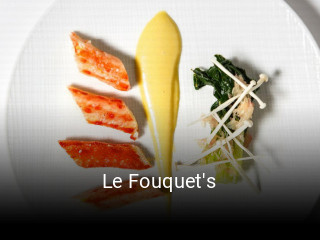 Le Fouquet's réservation de table