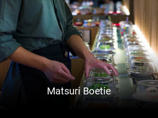 Matsuri Boetie réservation de table