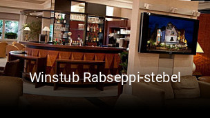 Winstub Rabseppi-stebel réservation de table