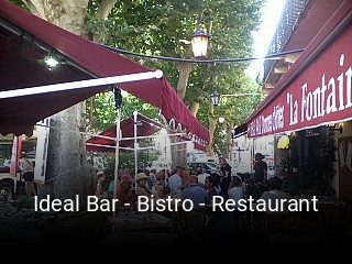 Ideal Bar - Bistro - Restaurant réservation en ligne