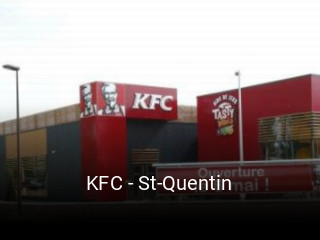 Réserver une table chez KFC - St-Quentin maintenant