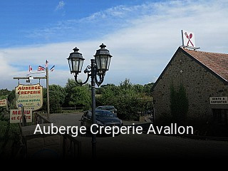Auberge Creperie Avallon réservation de table