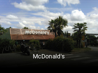 McDonald's réservation de table