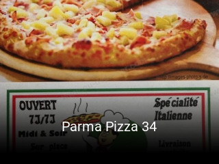 Parma Pizza 34 réservation de table