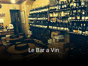 Le Bar a Vin réservation de table