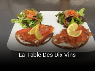 La Table Des Dix Vins réservation