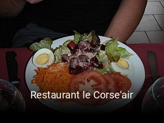 Réserver une table chez Restaurant le Corse'air maintenant