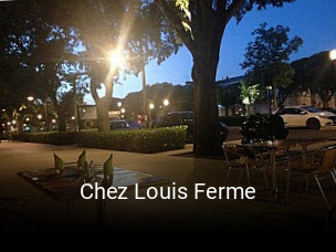 Chez Louis Ferme réservation de table