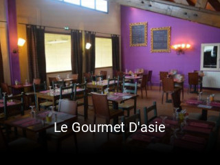 Le Gourmet D'asie réservation