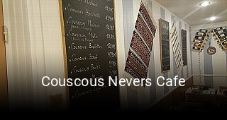 Réserver une table chez Couscous Nevers Cafe maintenant