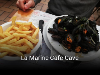 La Marine Cafe Cave réservation de table