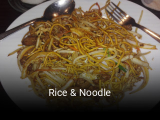 Réserver une table chez Rice & Noodle maintenant