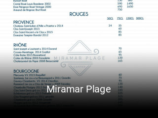 Réserver une table chez Miramar Plage maintenant