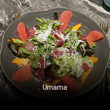 Umama réservation de table