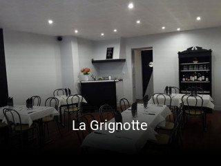 Réserver une table chez La Grignotte maintenant