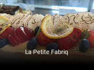 Réserver une table chez La Petite Fabriq maintenant