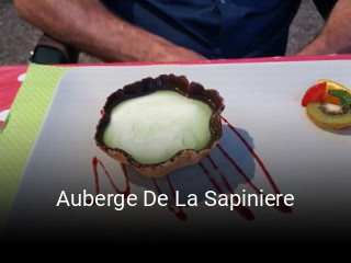 Réserver une table chez Auberge De La Sapiniere maintenant