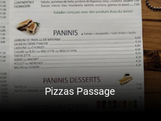 Réserver une table chez Pizzas Passage maintenant