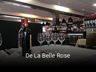 De La Belle Rose réservation en ligne