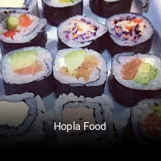 Hopla Food réservation de table