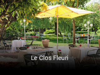 Le Clos Fleuri réservation en ligne