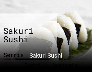 Réserver une table chez Sakuri Sushi maintenant