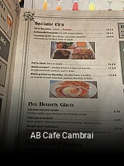 Réserver une table chez AB Cafe Cambrai maintenant