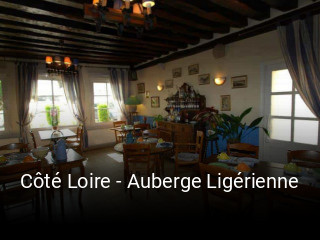 Réserver une table chez Côté Loire - Auberge Ligérienne maintenant