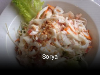 Sorya réservation de table