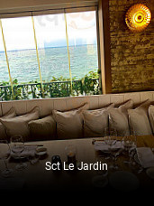 Sct Le Jardin réservation de table