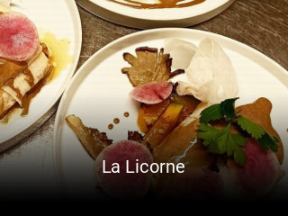 La Licorne réservation de table