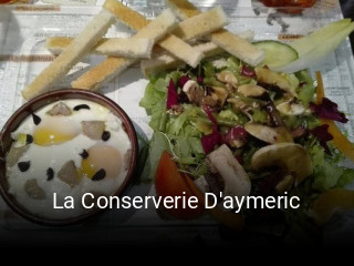 Réserver une table chez La Conserverie D'aymeric maintenant