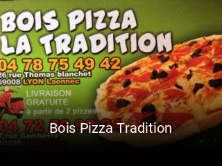 Bois Pizza Tradition réservation en ligne