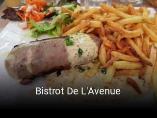 Réserver une table chez Bistrot De L'Avenue maintenant