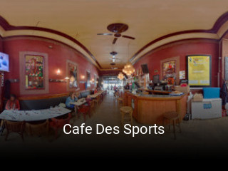 Réserver une table chez Cafe Des Sports maintenant