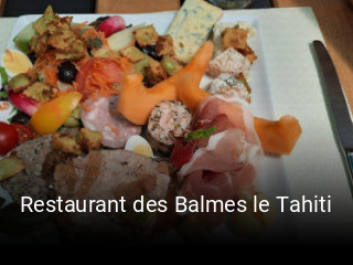 Restaurant des Balmes le Tahiti réservation