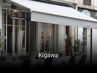 Réserver une table chez Kigawa maintenant