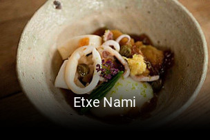 Réserver une table chez Etxe Nami maintenant