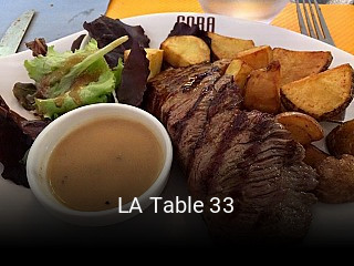 Réserver une table chez LA Table 33 maintenant
