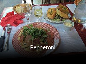 Pepperoni réservation de table