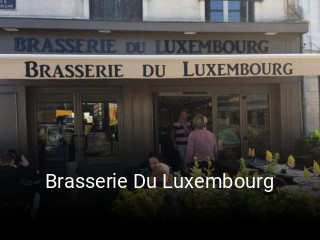 Réserver une table chez Brasserie Du Luxembourg maintenant