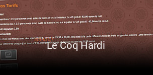 Le Coq Hardi réservation