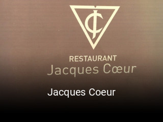 Jacques Coeur réservation de table