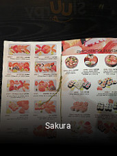 Sakura réservation de table
